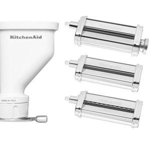 Pasta Roller & Cutter Set plus Gourmet Pasta Press Bundle KKSABUNDLEER | KitchenAid