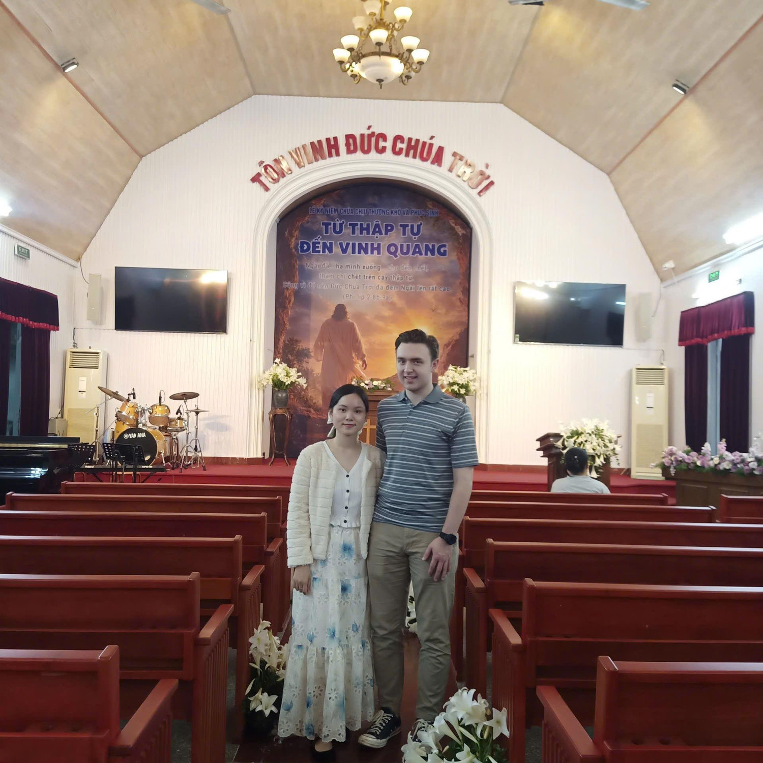 Easter Sunday at church in Haiphong April 2026