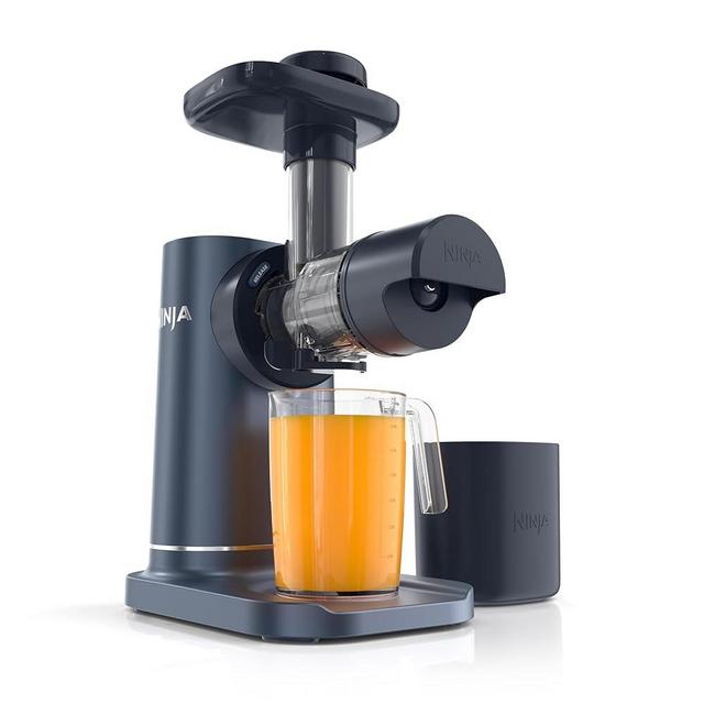 Ninja NeverClog Cold Press Juicer, Powerful Slow Juicer with Total Pulp Control, Countertop, Electric, 2 Pulp Functions, Dishwasher Safe, 2nd Generation, Blueberry, JC151