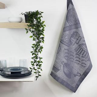 Patissier Gris Jacquard Kitchen Towel