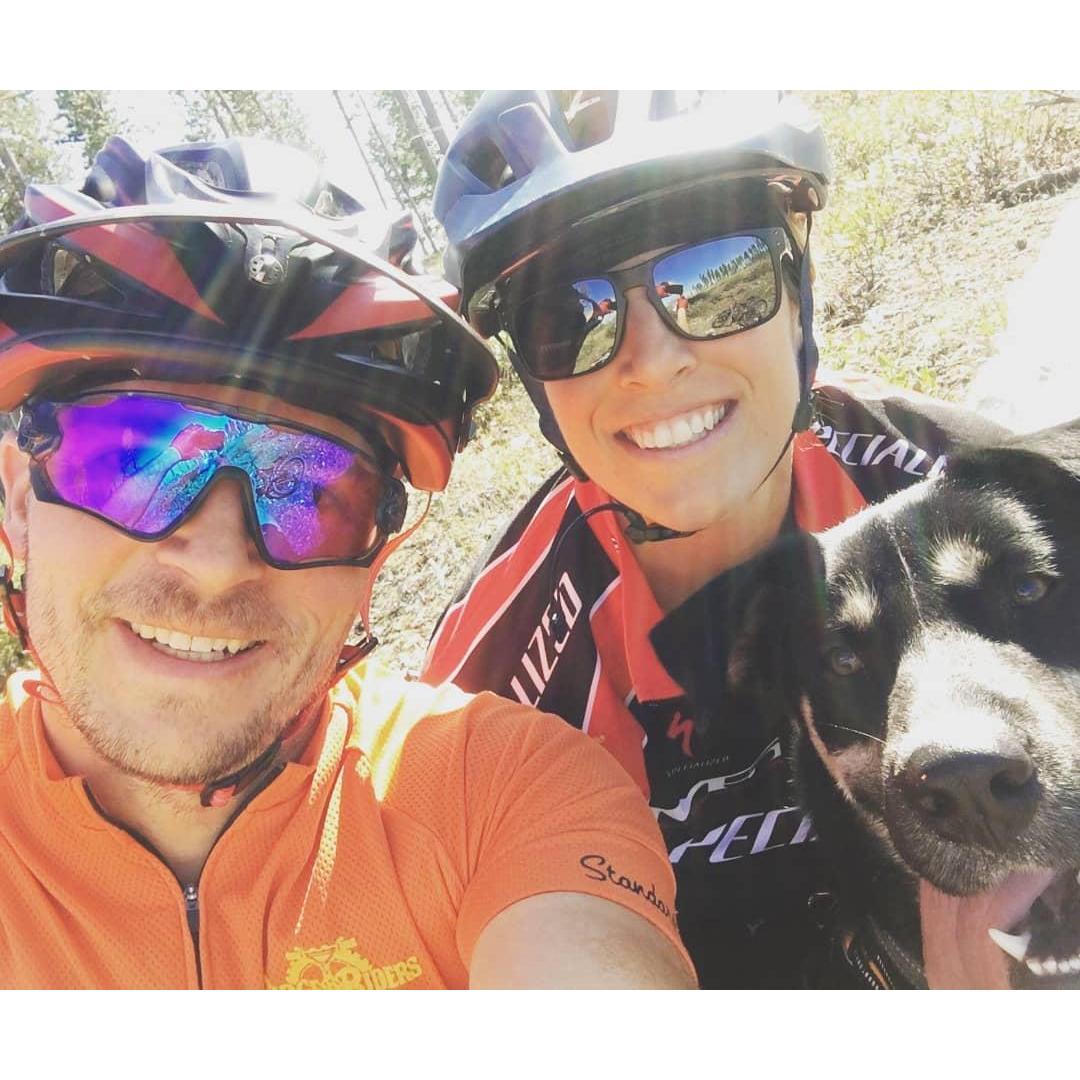 Nick got Cassie into Mountain Biking. Ridge Riders for Life!