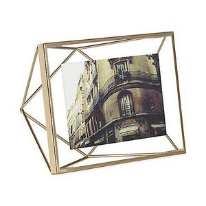 Umbra® Prisma 4-Inch x 6-Inch Photo Frame in Matte Brass