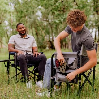 Sports Outdoor Portable Camping Chair with Side Table
