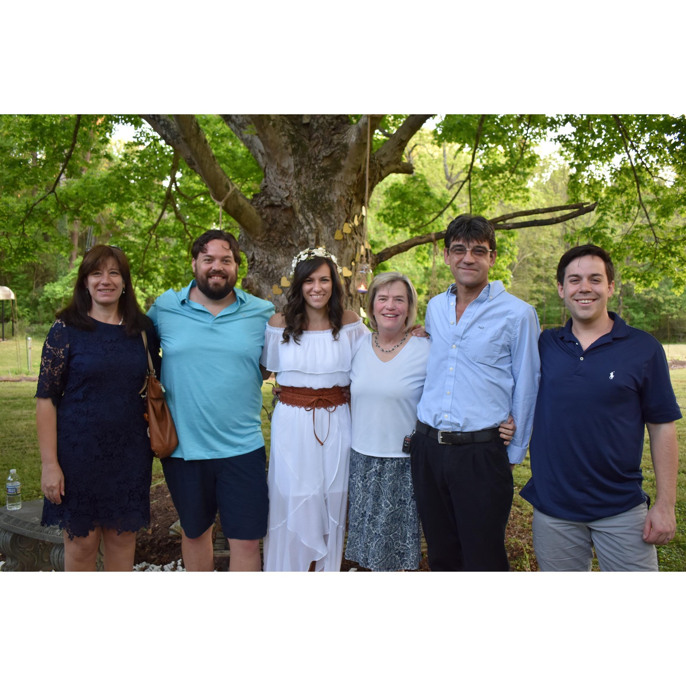 Thank to our families for a wonderful engagement party! (April 2018)