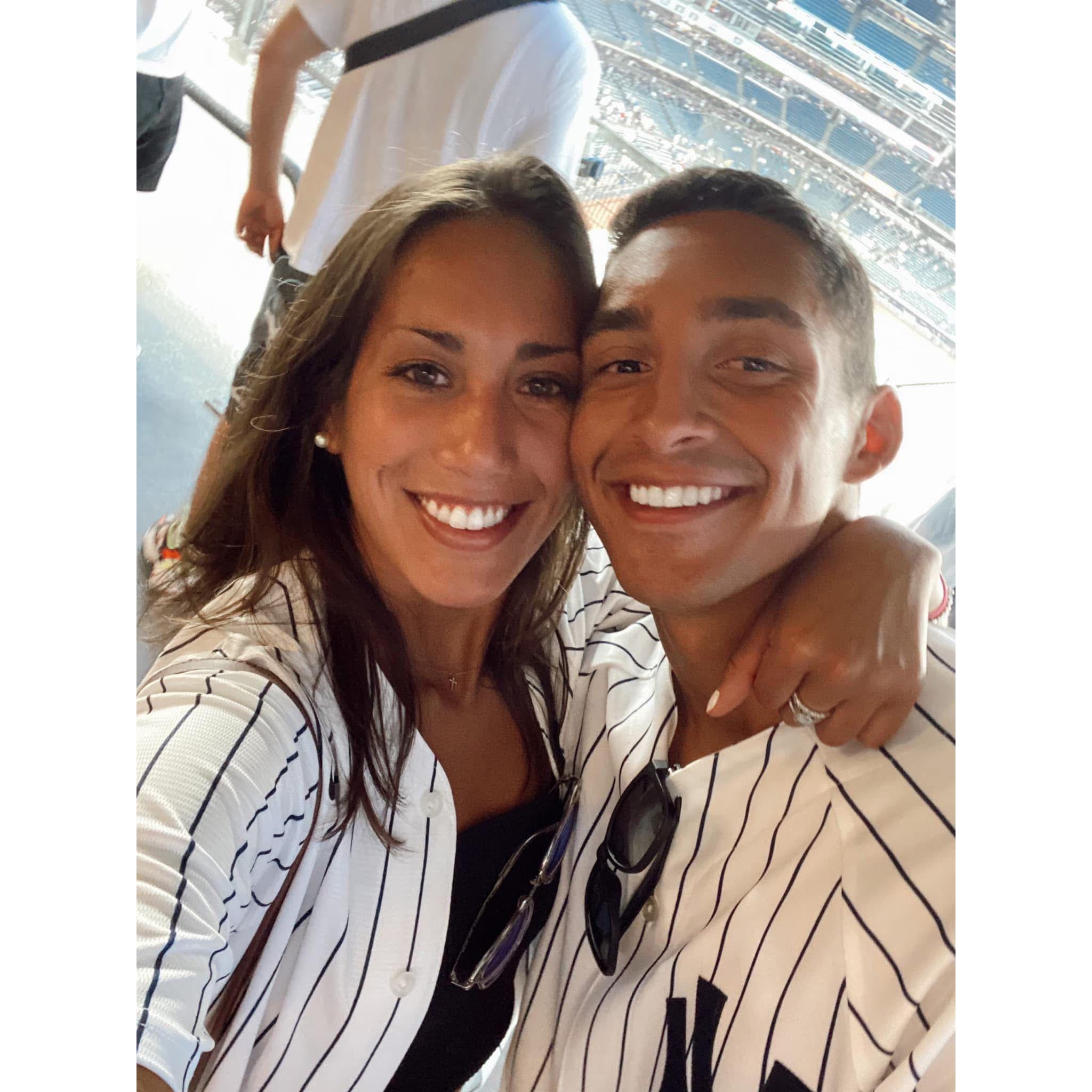 First Yankee game together
