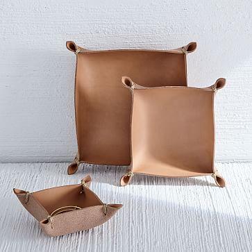 Made Solid Four Corners Leather Box