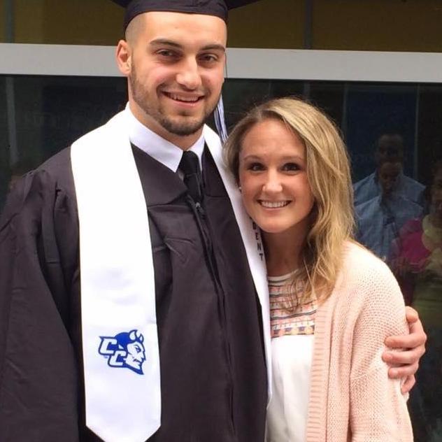 Nicks college graduation from CCSU.