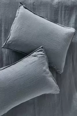 Washed Linen Shams, Set of 2