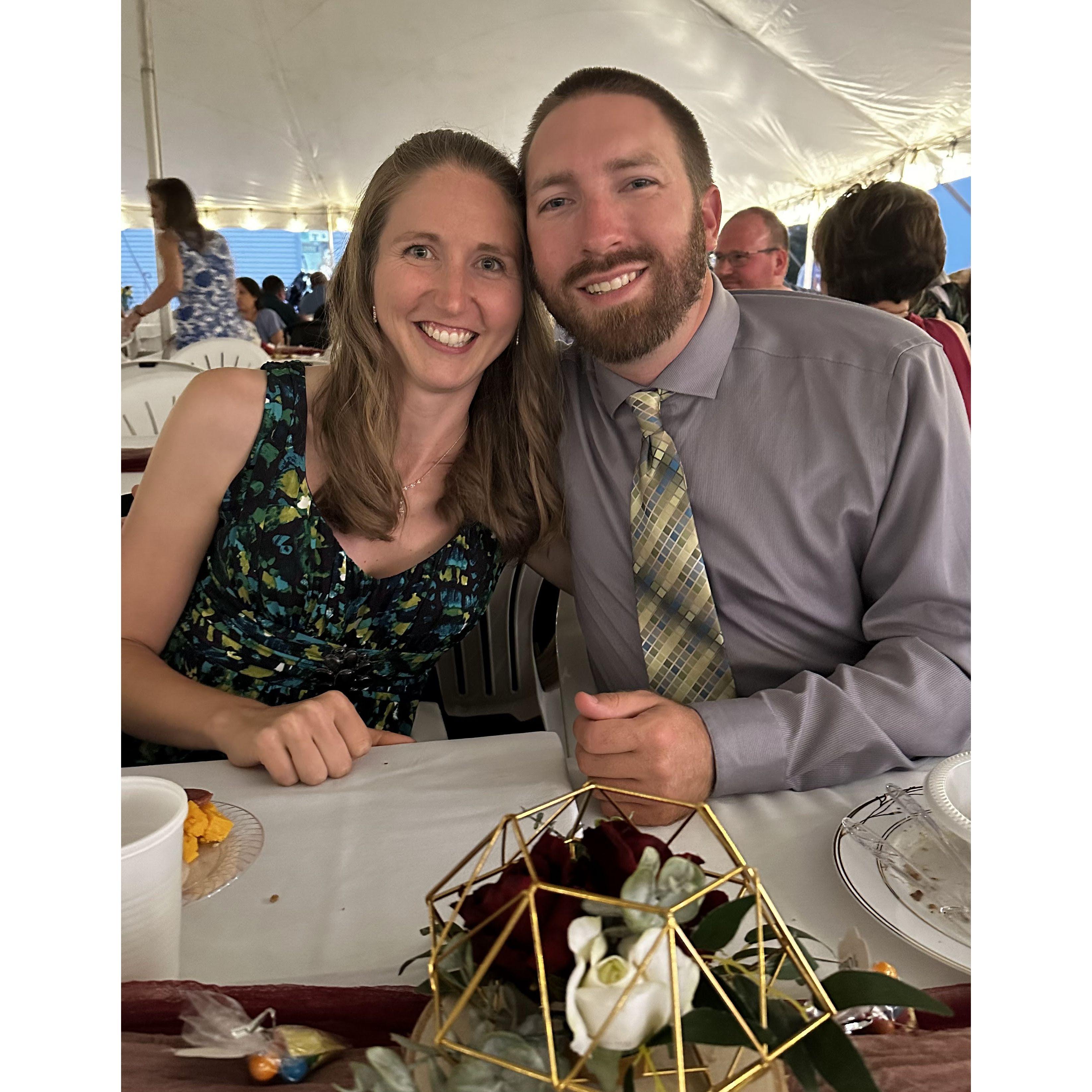 The first of many weddings together!