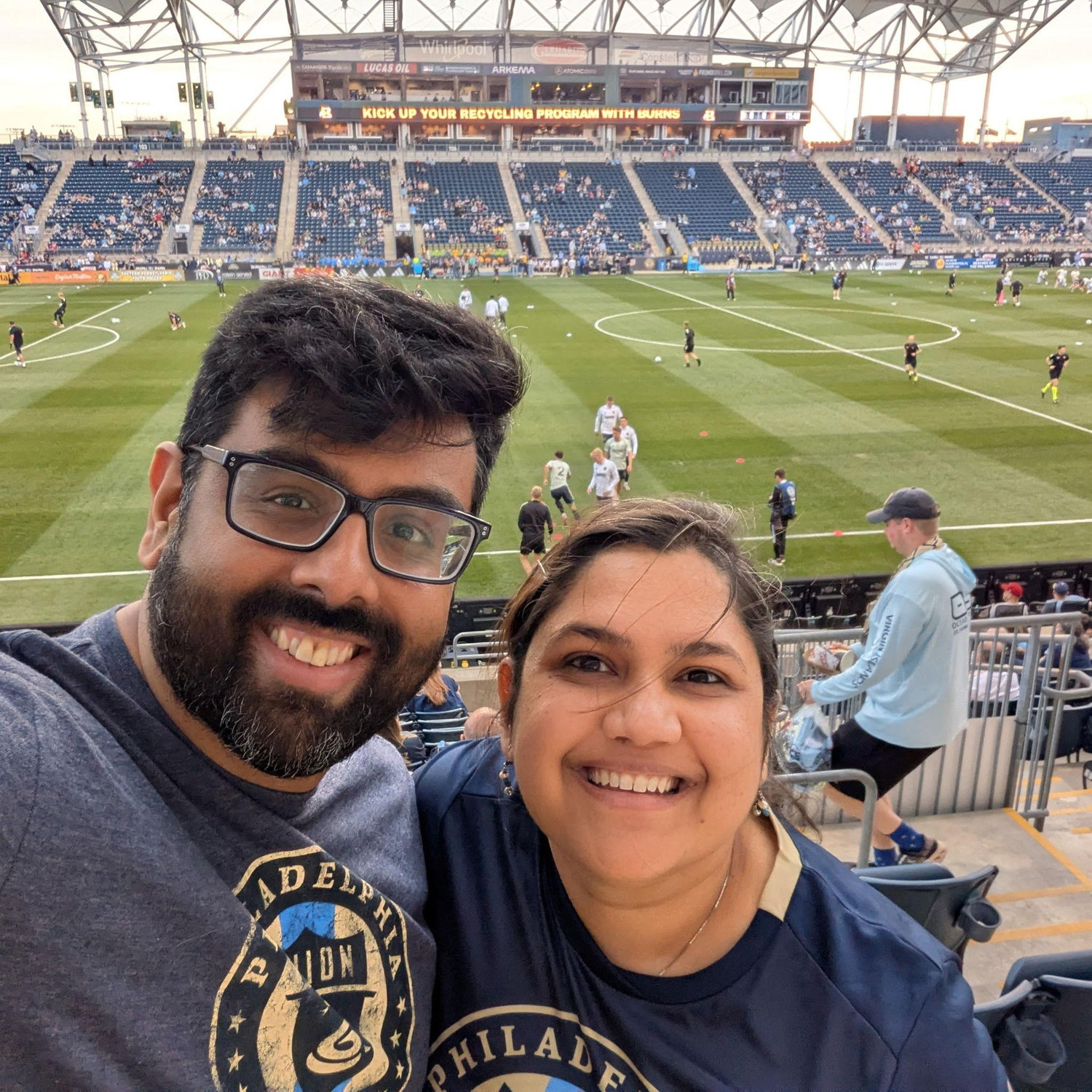 Our first Philadelphia Union game!