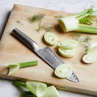 Global Classic Hollow-Ground Santoku, 7"