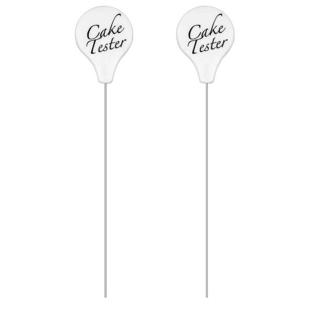 Cake Tester, 2 Packs Cake Tester for Baking Doneness, Stainless Steel Cake Tester Stick, Cake Testers for Baking, Kitchen Auxiliary Baking Tools. 7.5 IN DSOCVJW.