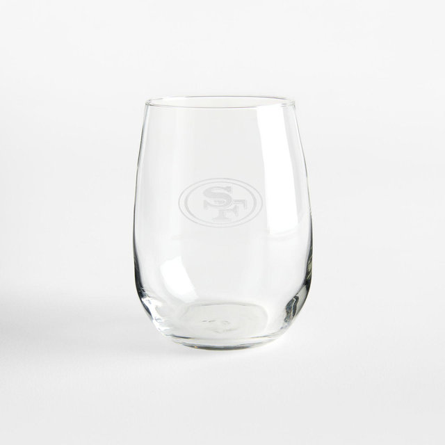 NFL San Francisco 49ers Aspen 17-Oz. Stemless Wine Glass, Set of 4