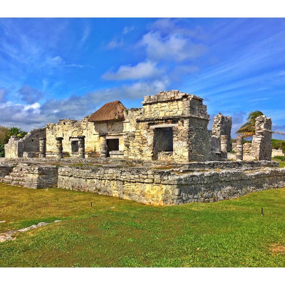 Some of the Pyramids in Tulum Mexico