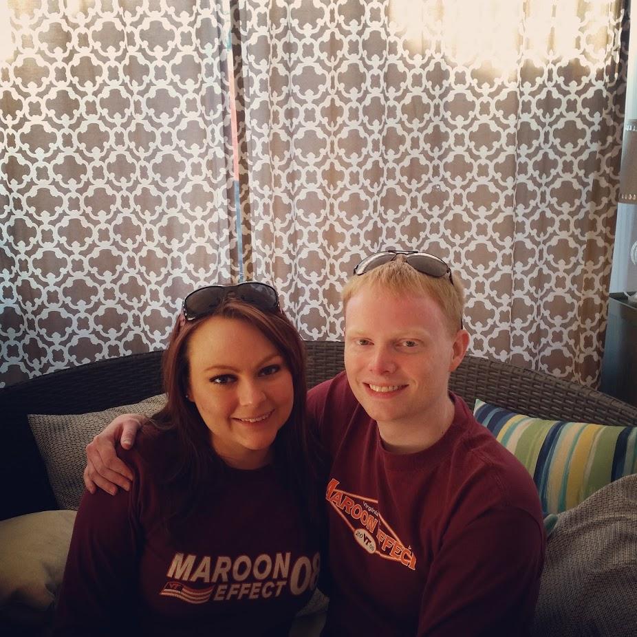 We love going to Blacksburg to cheer for the Hokies!