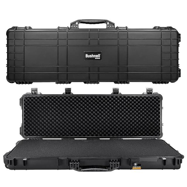 Bushnell 38 Inch Hard Rifle Case, Waterproof, Shock Proof, and TSA Ready with Wheels