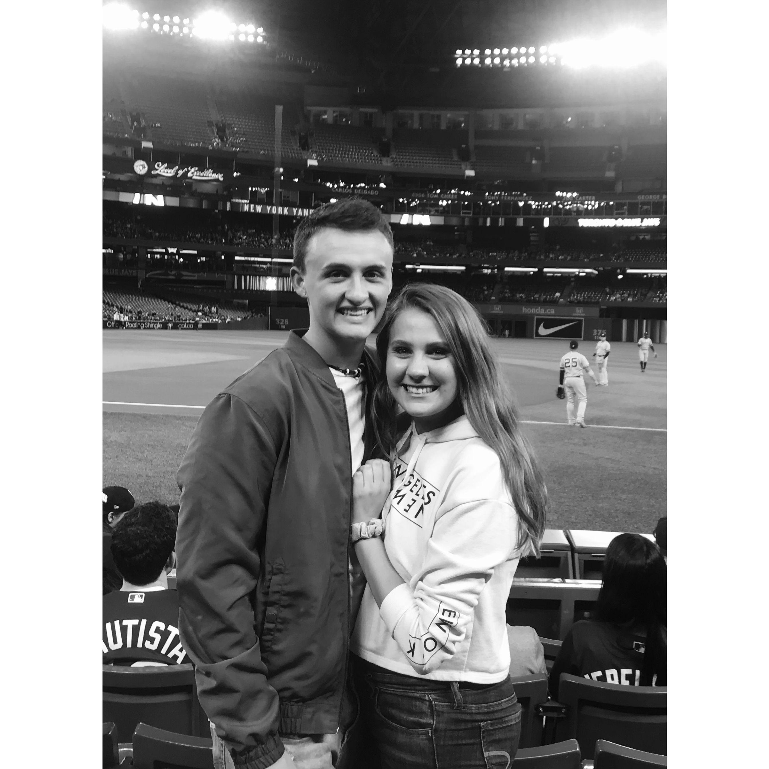 Connor's first MLB game