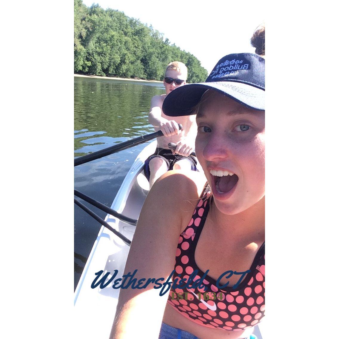 Rowing on the CT River (to our new home??)
