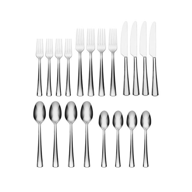 Oneida Bleeker 20 Piece Everyday Flatware Set, Service for 4
