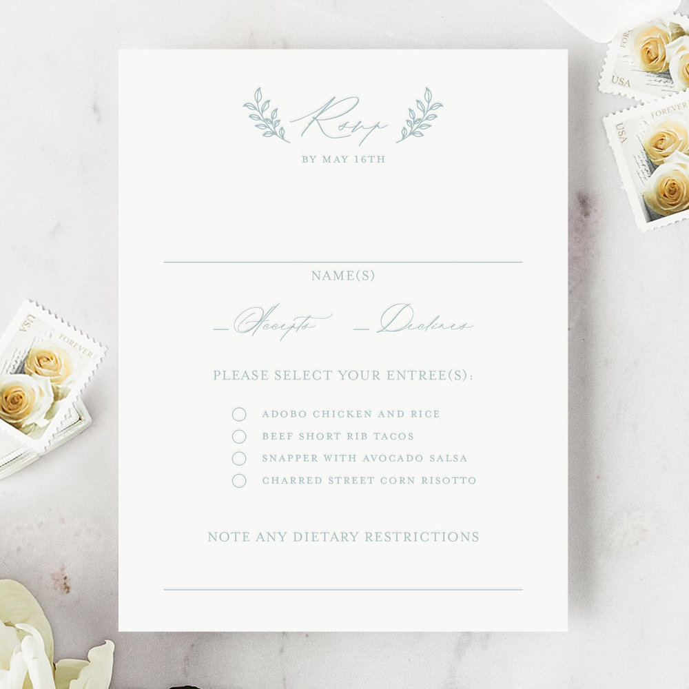 Seraphine Portrait Letterpress | Oatmeal | Zola Wedding Invitations