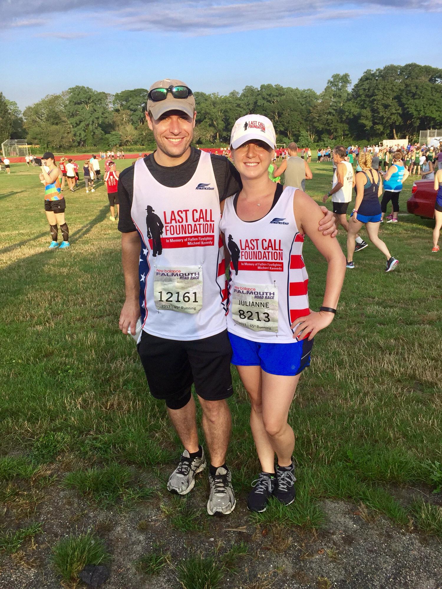 Falmouth Road Race Charity Runners for Last Call Foundation (2017)
