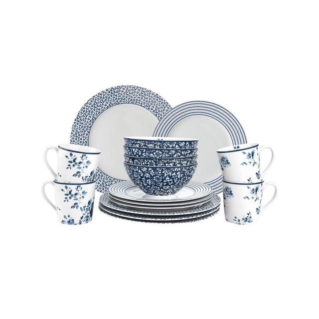 Laura Ashley Blueprint Collectables Dinner Set in Gift Box, 16 Pieces