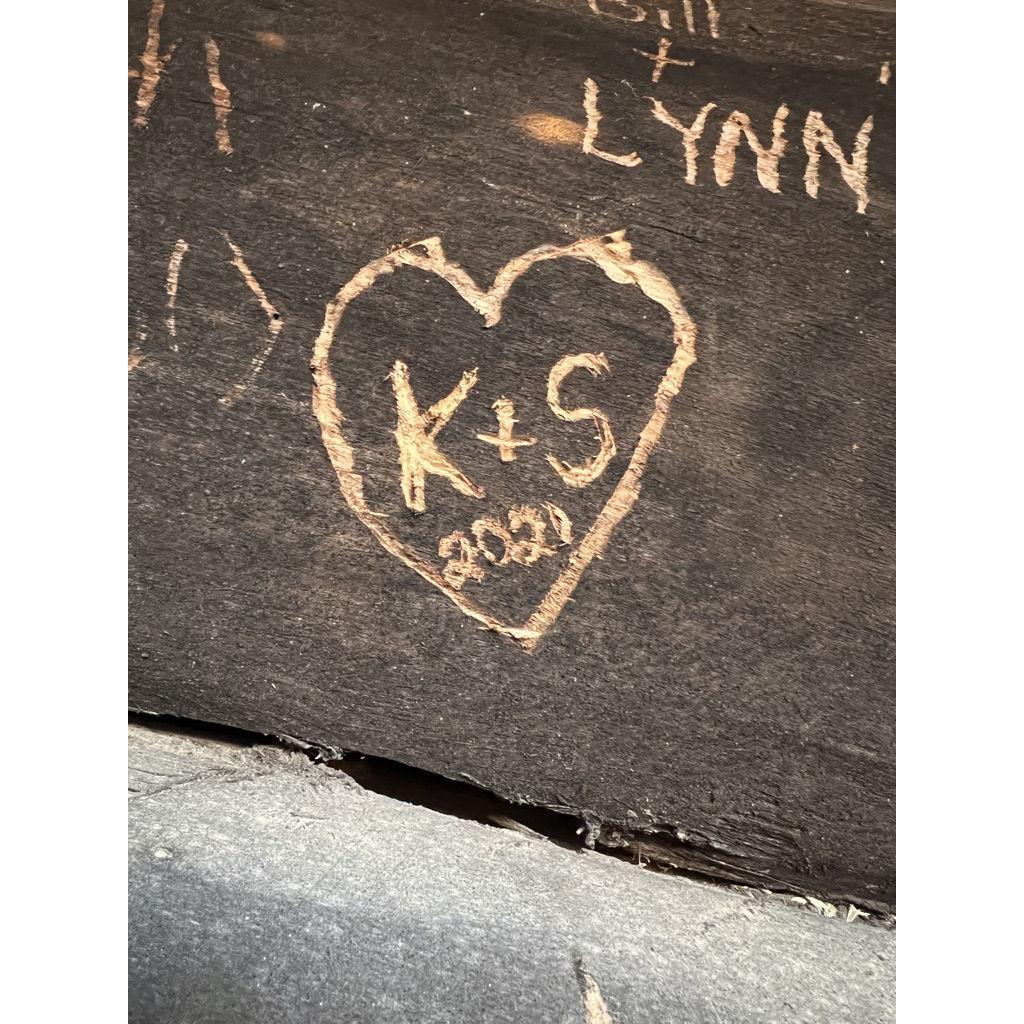 Engraved in a shelter on a trail at Gooseberry Falls 🤎🤎