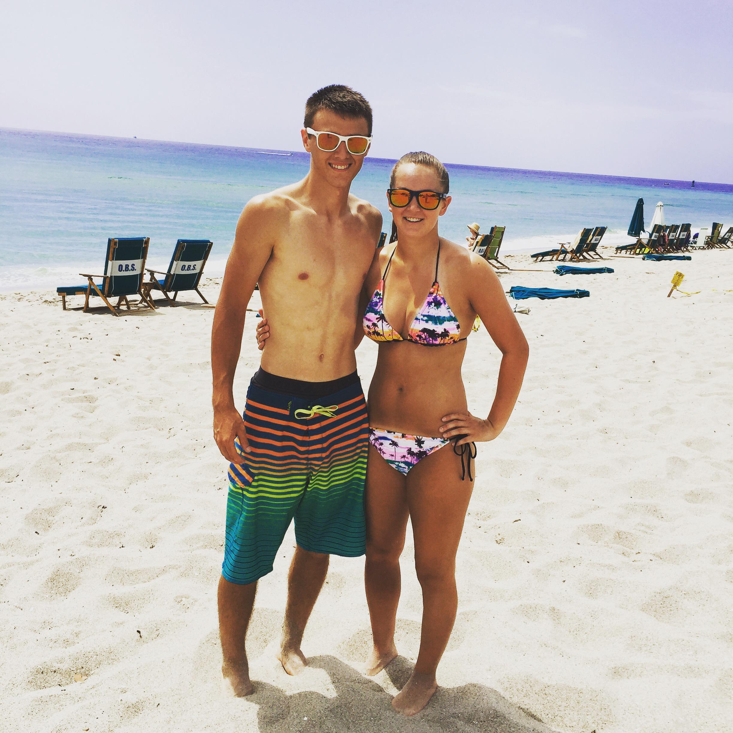 Our first vacation together.