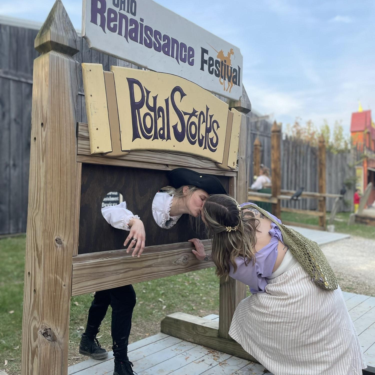 Erika’s first time dressing up at the Renaissance Faire!