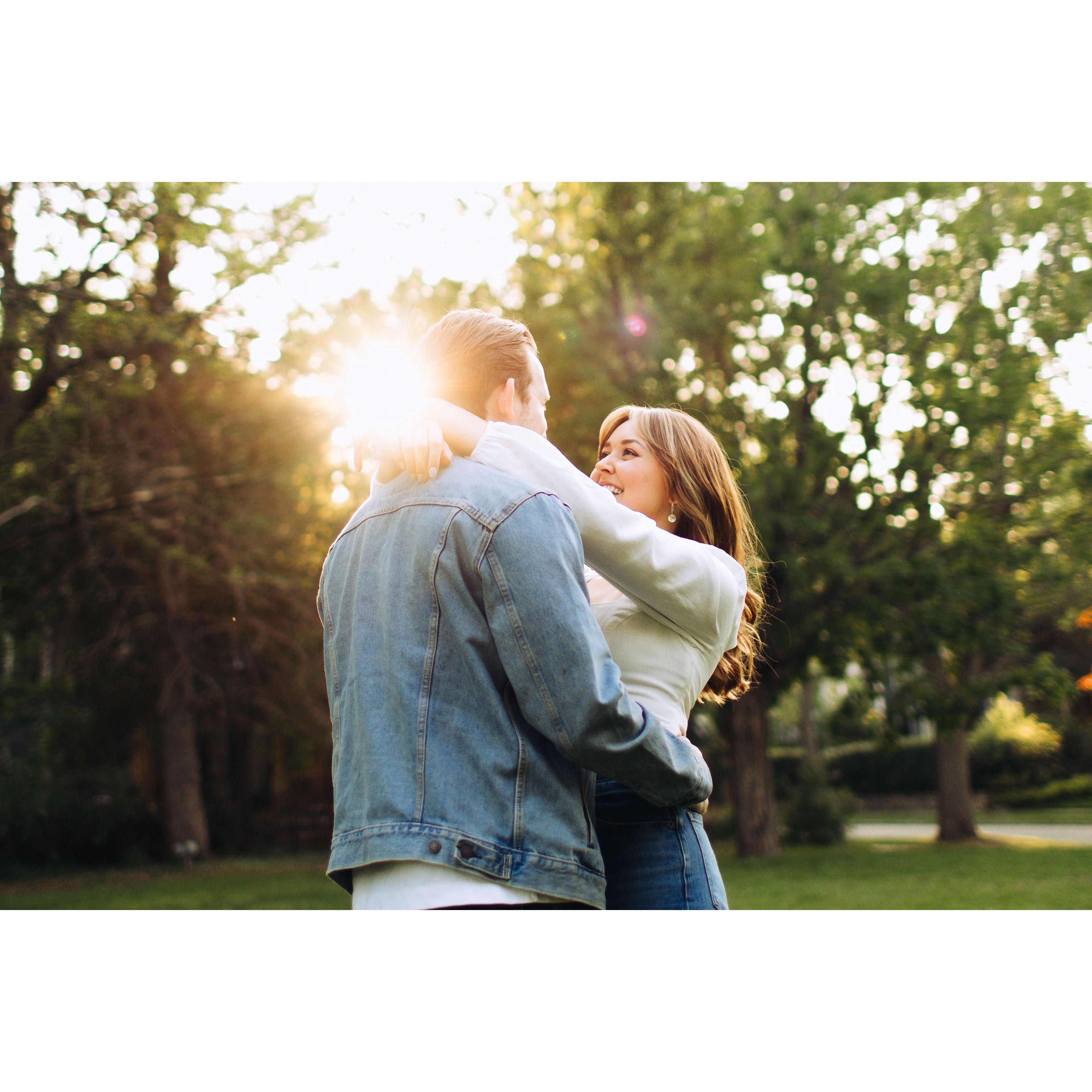 One of our favorite engagement photos