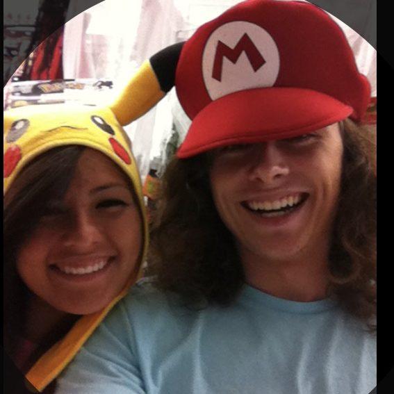 Our earliest picture together... hence the Tarzan hair