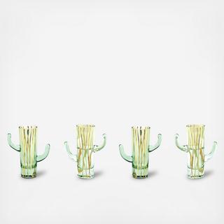 Te Quiero, Tequila! Cactus Shot Glass, Set of 4