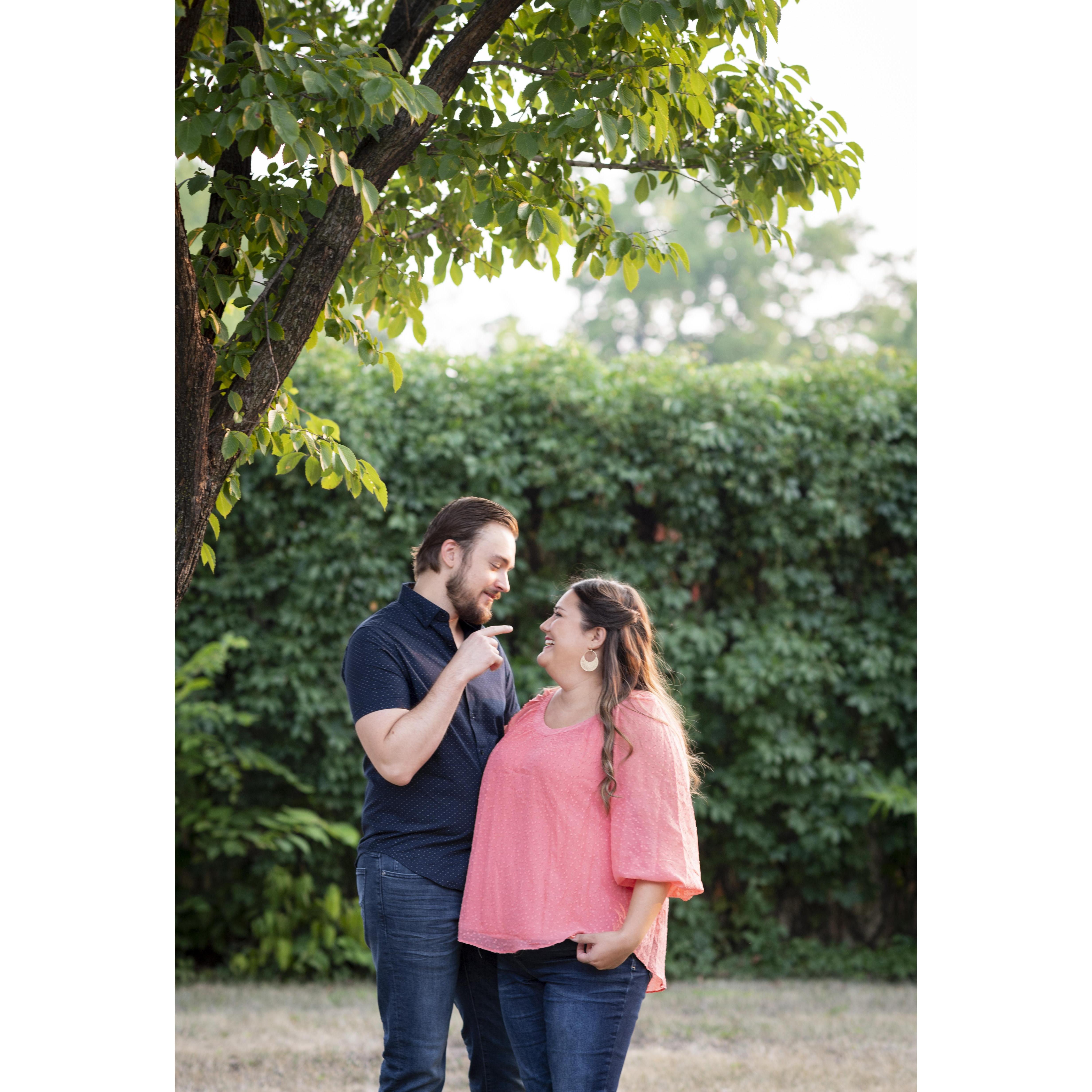 Our wonderful photographer was able to catch real, true photos of us.
