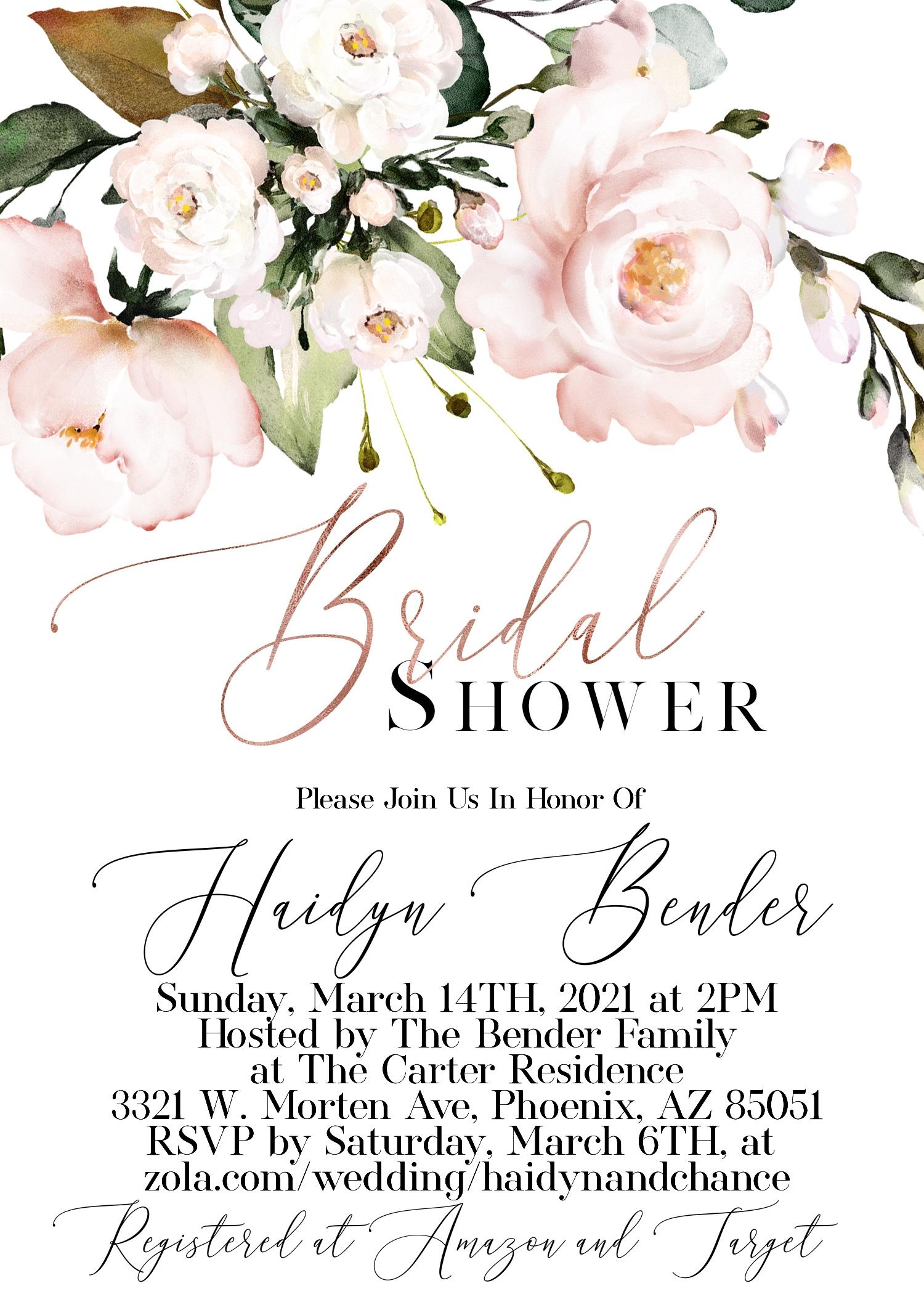 The Wedding Website of Haidyn Bender and Chance Jozwiak