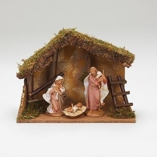 3 Piece Starter Figure Set with Italian Stable - Fontanini® 7.5" Collection - SALE