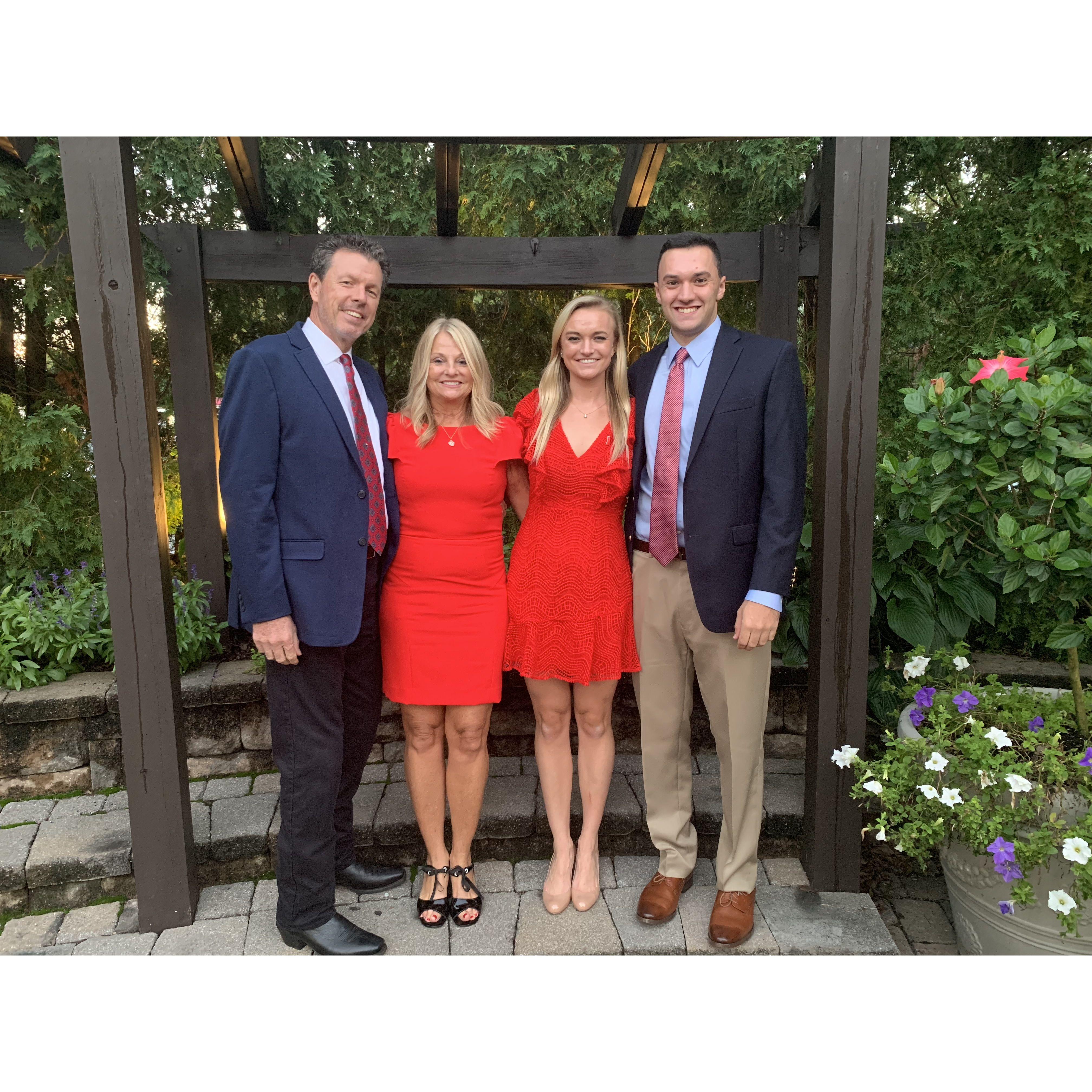 Aphi Red Dress Gala. President & First Man