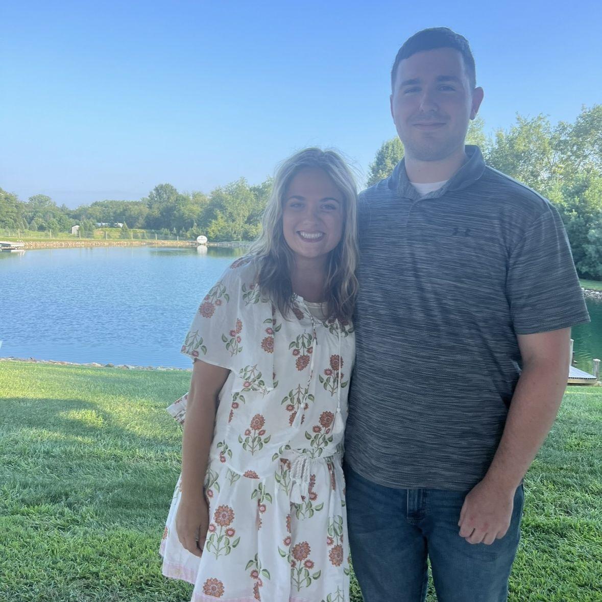 Over the summer when we found our wedding venue at Skylar Brook Farm.