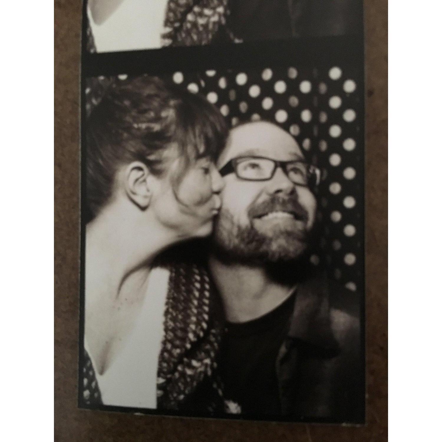 After 2 days camping in Joshua Tree, Haley demanded that they go to a hotel. Preferably one with a pool, locally sourced diner fare and a Photo Booth, hence another make out sesh caught on film <3