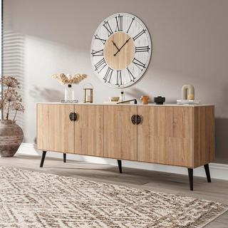 Haley 78.7" Mid-Century Modern Sideboard