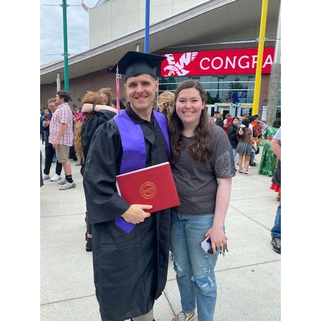 At long last, Joe's graduation from EWU!
