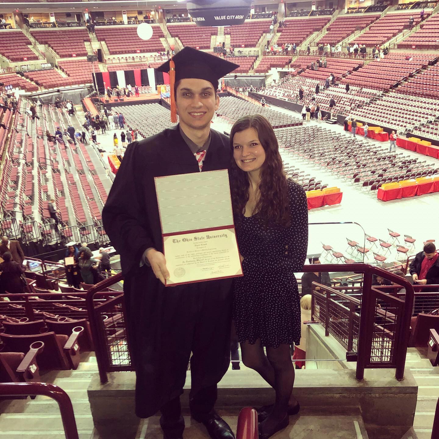 Ryan’s college graduation, class of 2019