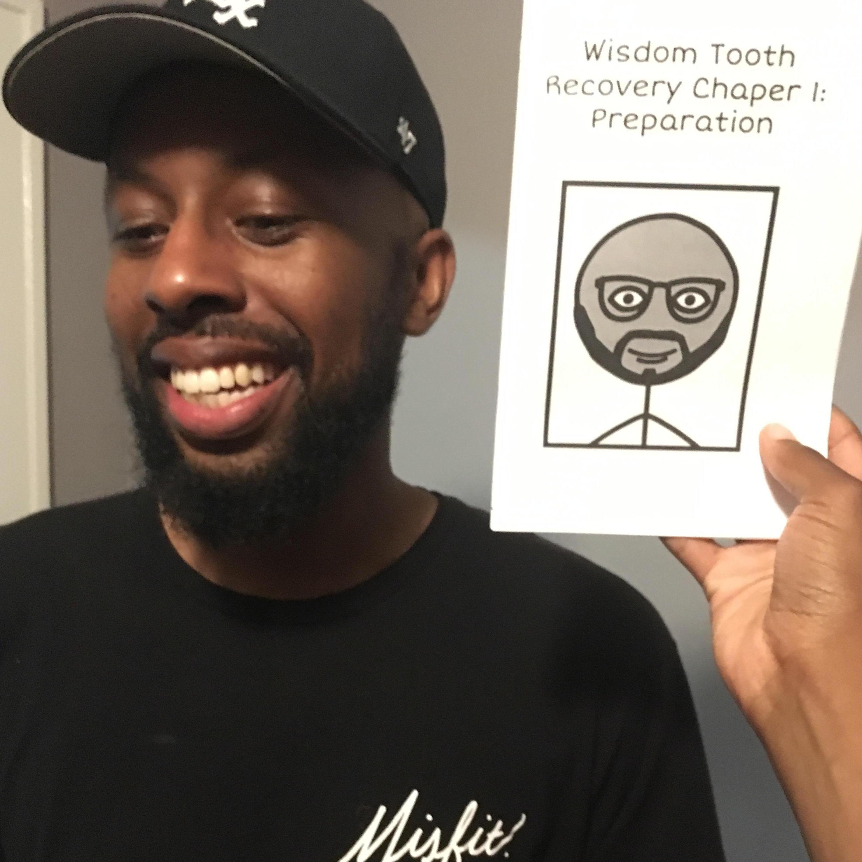 I made Tim this card for his 26th birthday. There was some debate about the resemblance, but as you can see, I nailed it.