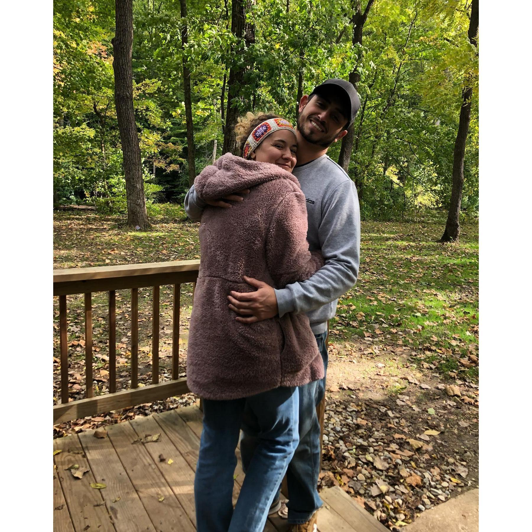 Camping with you means anywhere feels like home.