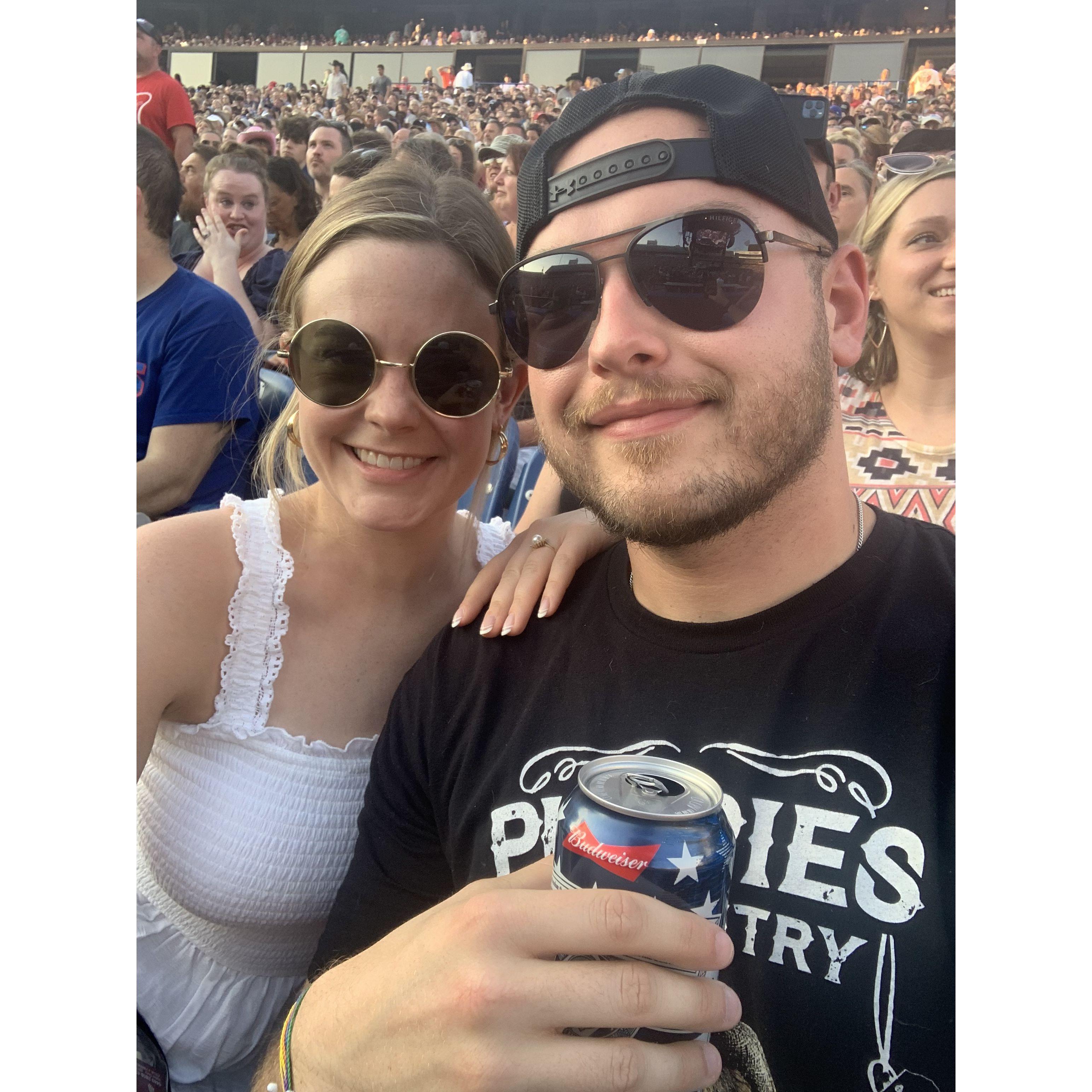 And even attending country concerts together