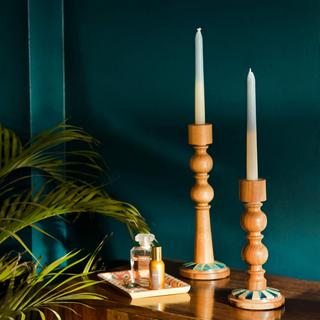 Marquetry Candleholder