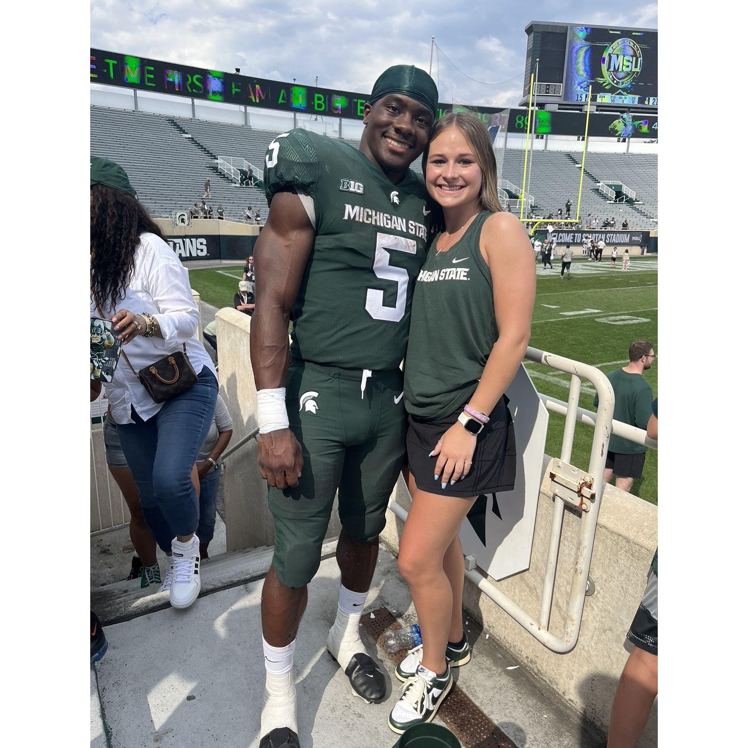 Spring ball football game