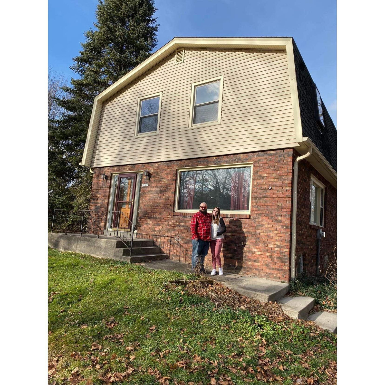 The day we bought our house!