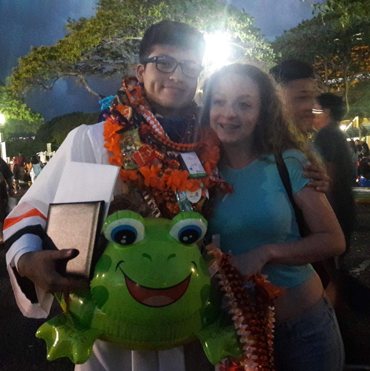 Emmanuel's high school graduation, 2017