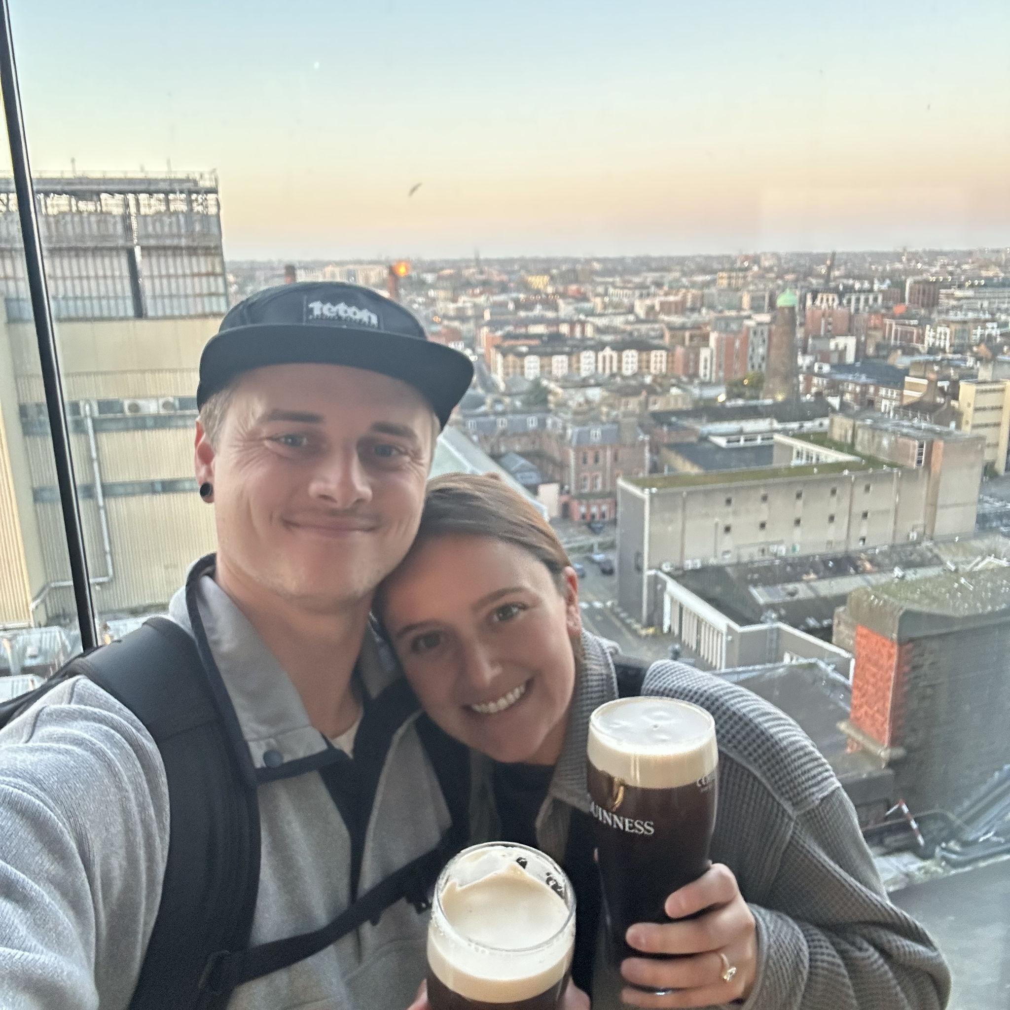 Guiness Factory in Dublin, Ireland