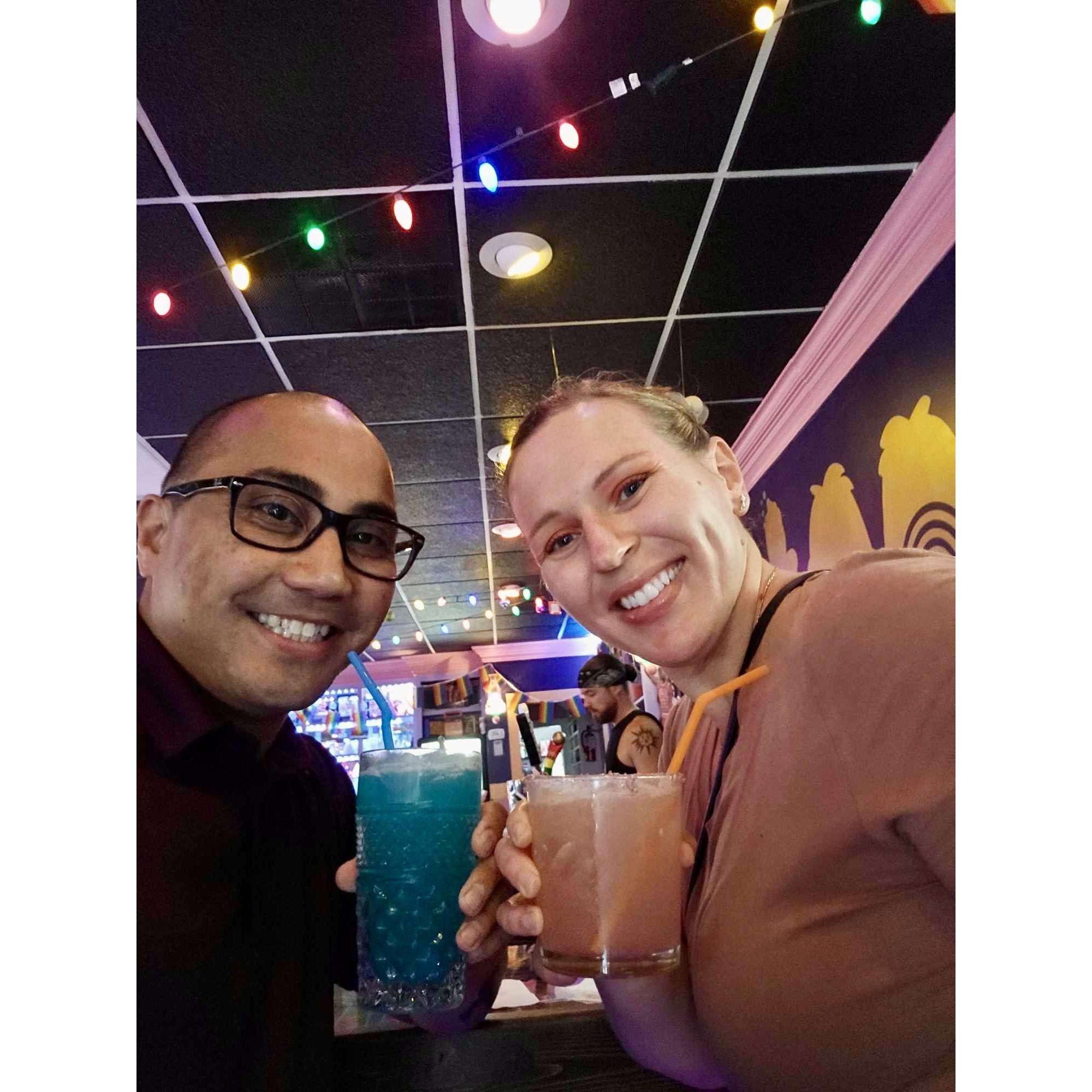 Pinky & Clyde's for arcade and nostalgic drinks